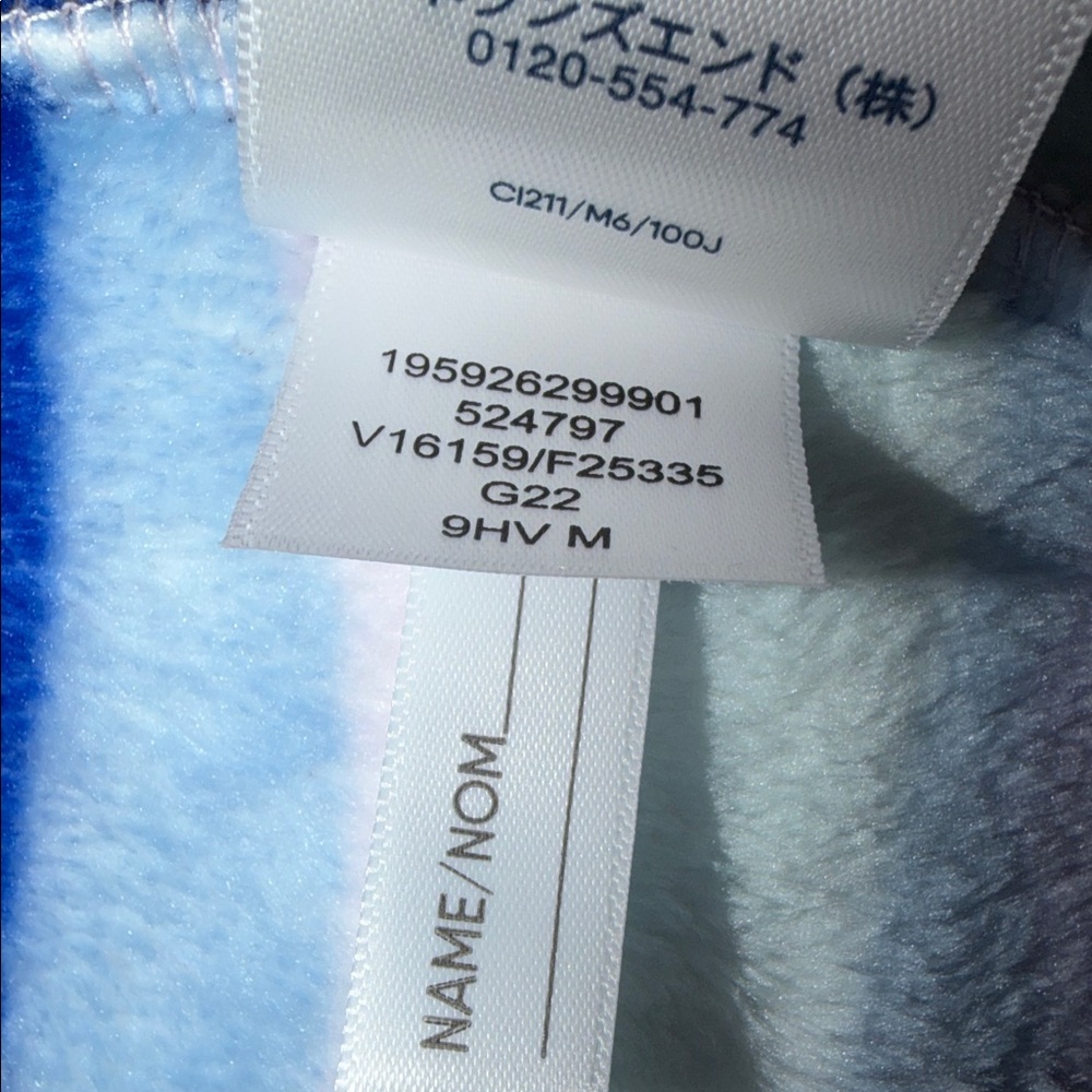 Lands' End Kids' Striped Hoodie - Blue, Pink, and White - Picture 8 of 10